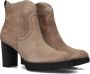 Paul Green 9033 Enkellaarsjes Enkelboots met rits Dames Beige - Thumbnail 1