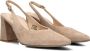 PAUL GREEN Slingbacks Dames 6101 Maat: 39 Materiaal: Suède Kleur: Beige - Thumbnail 1