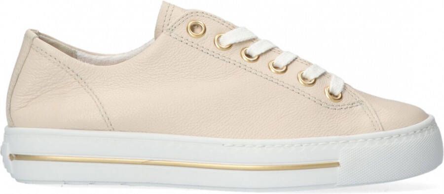 Paul Green 4704 Lage sneakers Leren Sneaker Dames Beige - Foto 2