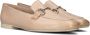 Bruin Tinten 2596 Loafers Instappers Dames Beige - Thumbnail 1