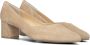 PAUL GREEN Pumps Dames 3740 Maat: 38 Materiaal: Suède Kleur: Beige - Thumbnail 1