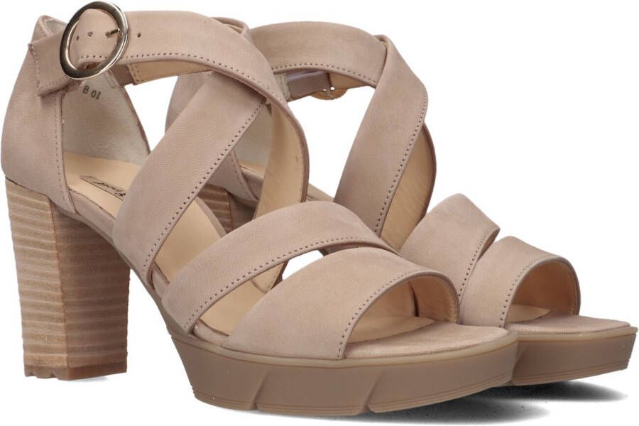 Paul Green 7942 Sandalen met hakDames Sandalen Wit beige