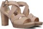 Paul Green 7942 Sandalen met hakDames Sandalen Wit beige - Thumbnail 1