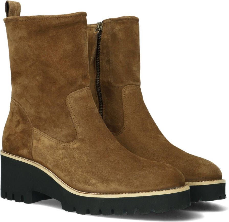 PAUL GREEN Enkelboots Dames 9017 Maat: 40 5 Materiaal: Suède Kleur: Bruin