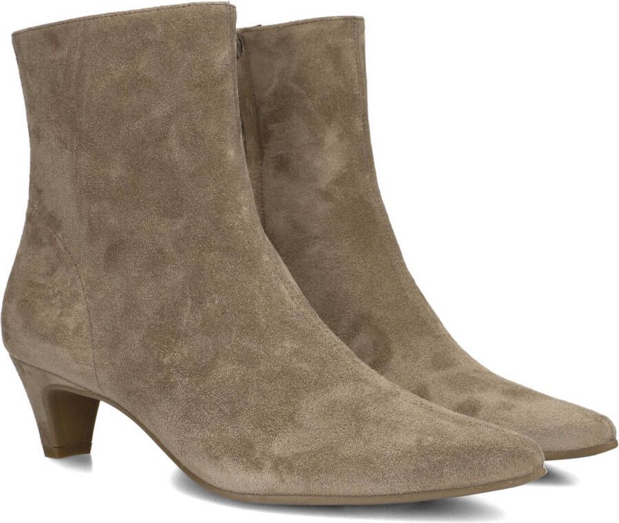 Paul Green 8288 Enkellaarsjes Enkelboots met rits Dames Camel