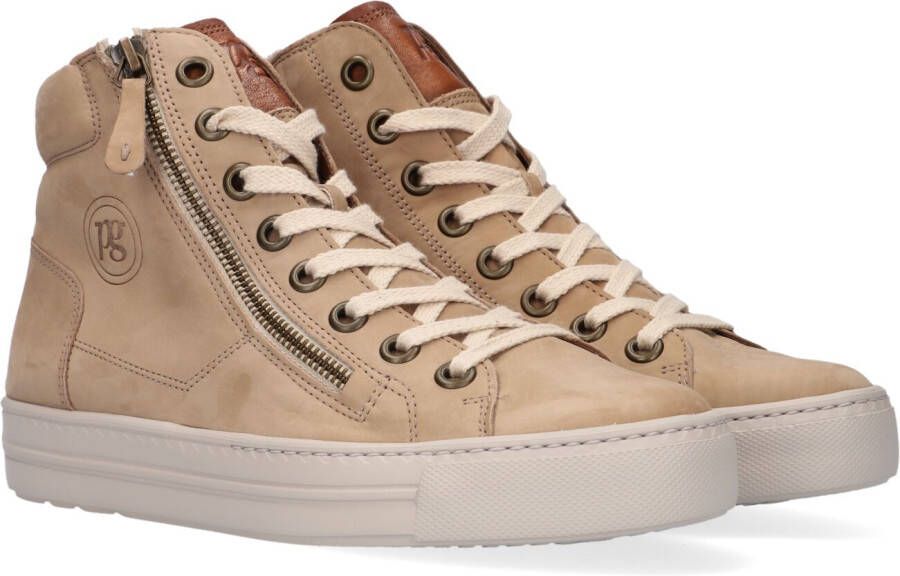 Paul Green 4024 Hoge sneakers Dames Camel