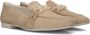Paul Green Beige Suède Loafers met Ronde Neus Beige Dames - Thumbnail 7