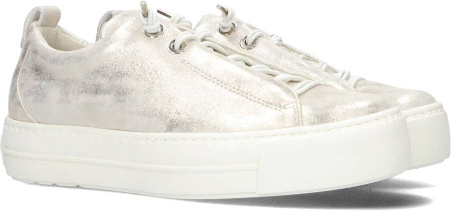 PAUL GREEN Lage Sneakers Dames 5017 Maat: 43 Materiaal: Nubuck Kleur: Goud