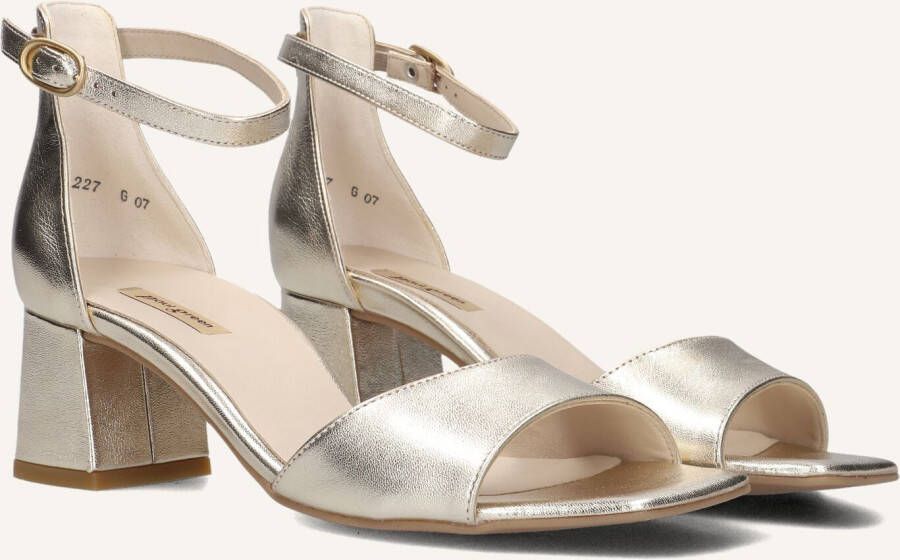 PAUL GREEN Dames 6140 Maat: 40 5 Materiaal: Leer Kleur: Goudkleurig