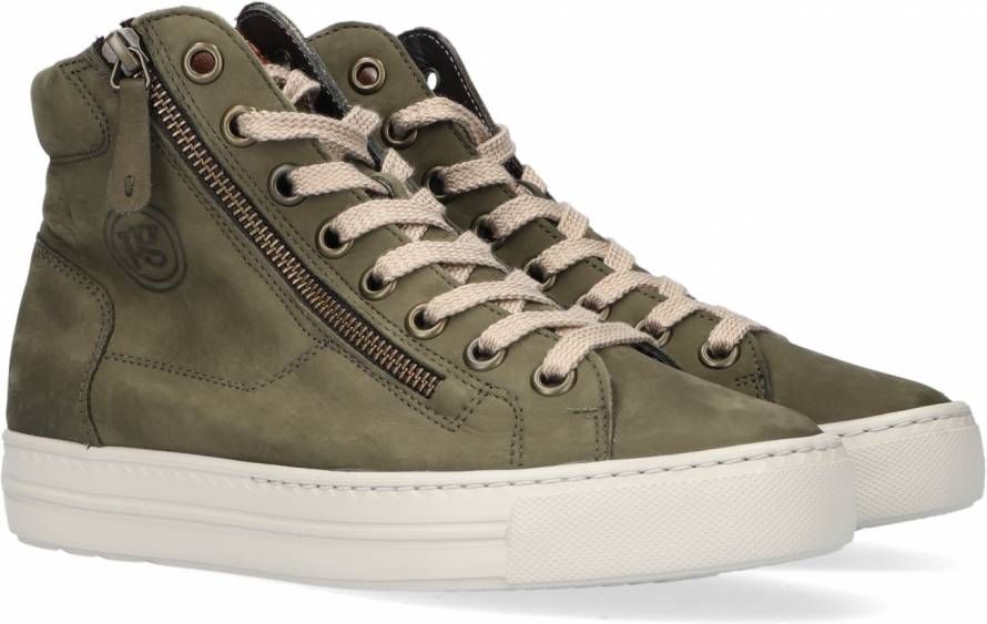 Paul Green Plateausneakers lace-up boots high top sneaker with practical outer zipper