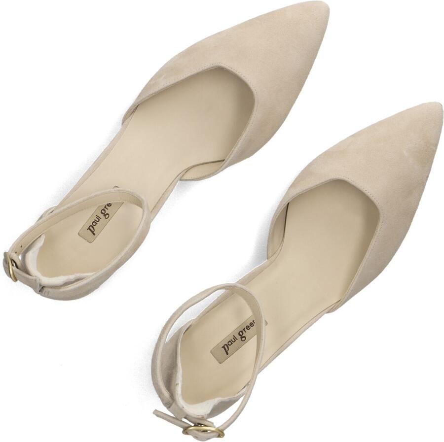 PAUL GREEN Slingbacks Dames 3820 Maat: 36 Materiaal: Suède Kleur: Beige - Foto 2