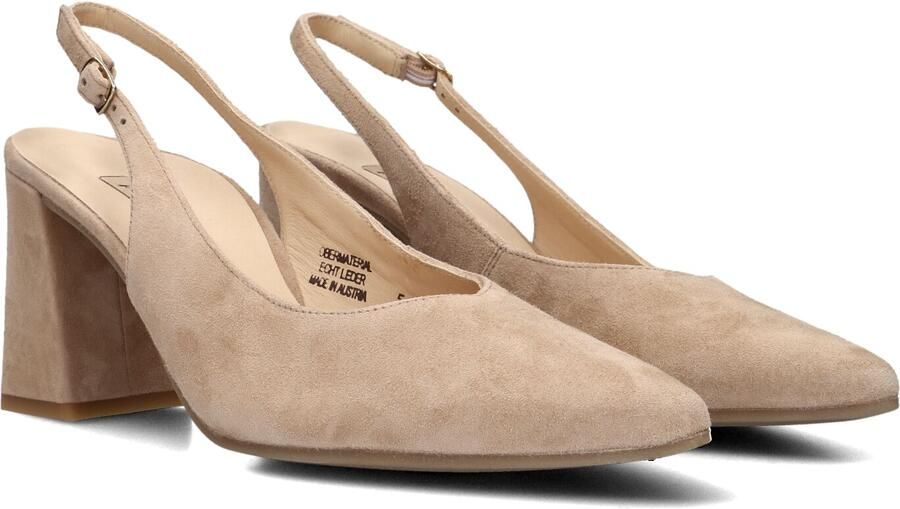 PAUL GREEN Slingbacks Dames 6101 Maat: 37 5 Materiaal: Suède Kleur: Beige