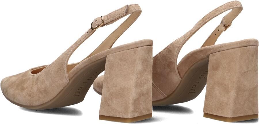 PAUL GREEN Slingbacks Dames 6101 Maat: 37 5 Materiaal: Suède Kleur: Beige - Foto 4