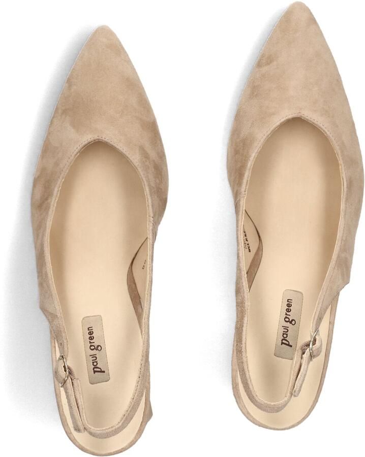 PAUL GREEN Slingbacks Dames 6101 Maat: 37 5 Materiaal: Suède Kleur: Beige - Foto 2