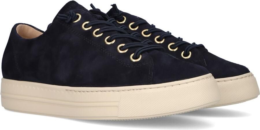 PAUL GREEN Lage Sneakers Dames 4081 Suède Blauw