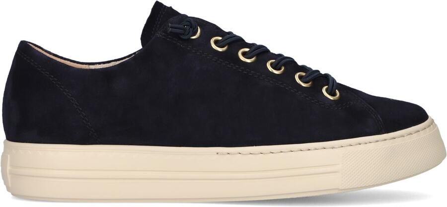PAUL GREEN Lage Sneakers Dames 4081 Suède Blauw