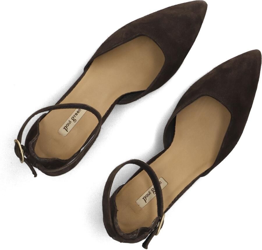 PAUL GREEN Slingbacks Dames 3820 Maat: 38 Materiaal: Suède Kleur: Bruin - Foto 2