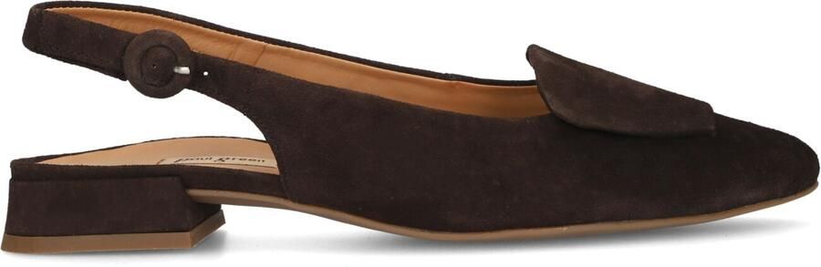PAUL GREEN Slingbacks Dames 6090 Maat: 37 Materiaal: Suède Kleur: Bruin - Foto 5