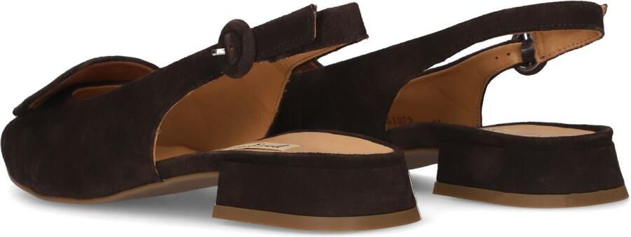 PAUL GREEN Slingbacks Dames 6090 Maat: 37 Materiaal: Suède Kleur: Bruin - Foto 3