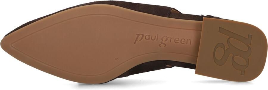 PAUL GREEN Slingbacks Dames 6090 Maat: 37 Materiaal: Suède Kleur: Bruin - Foto 4