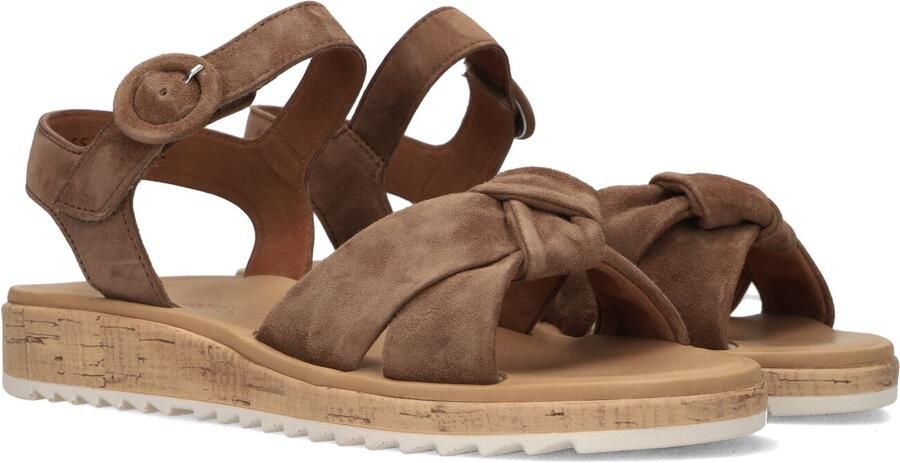 PAUL GREEN Sandalen met Hak Dames 6105 Maat: 37 Materiaal: Suède Kleur: Taupe