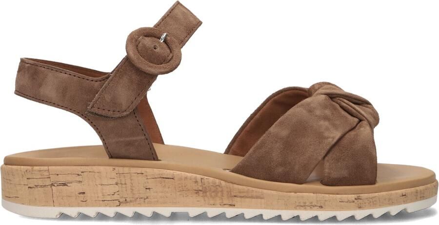 PAUL GREEN Sandalen met Hak Dames 6105 Maat: 37 Materiaal: Suède Kleur: Taupe - Foto 4