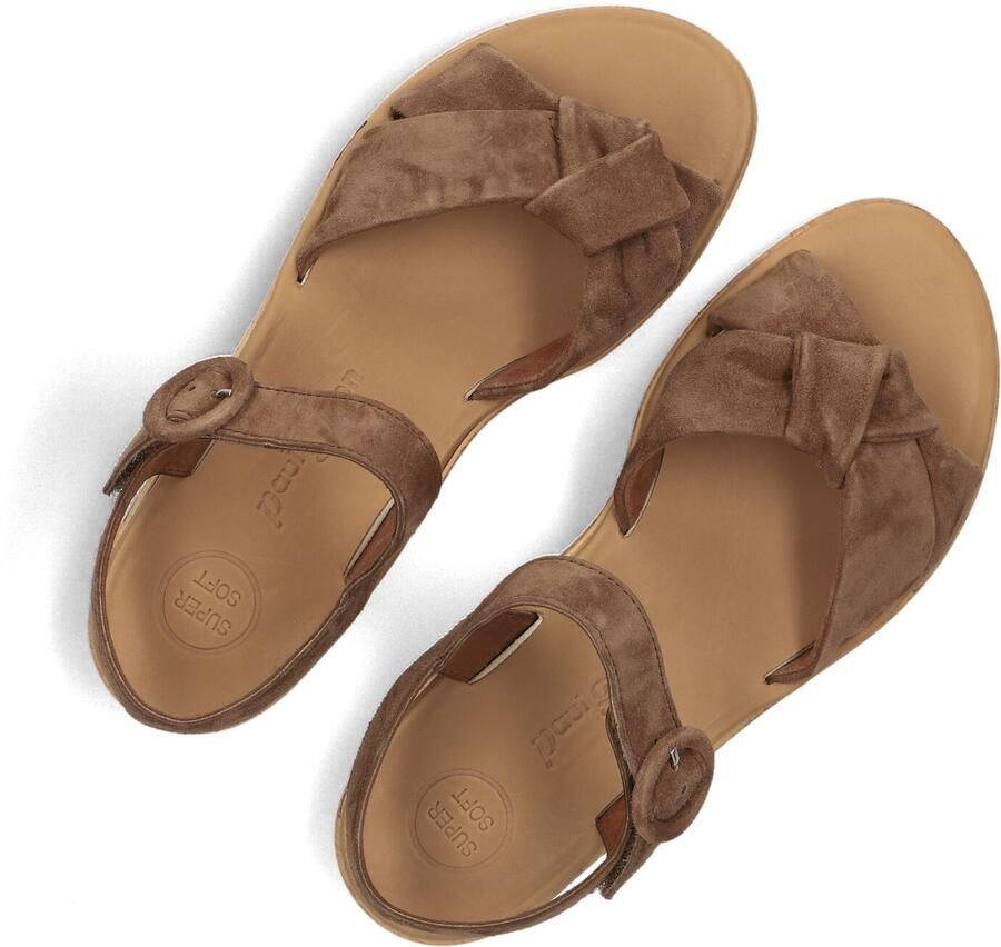PAUL GREEN Sandalen met Hak Dames 6105 Maat: 37 Materiaal: Suède Kleur: Taupe - Foto 2
