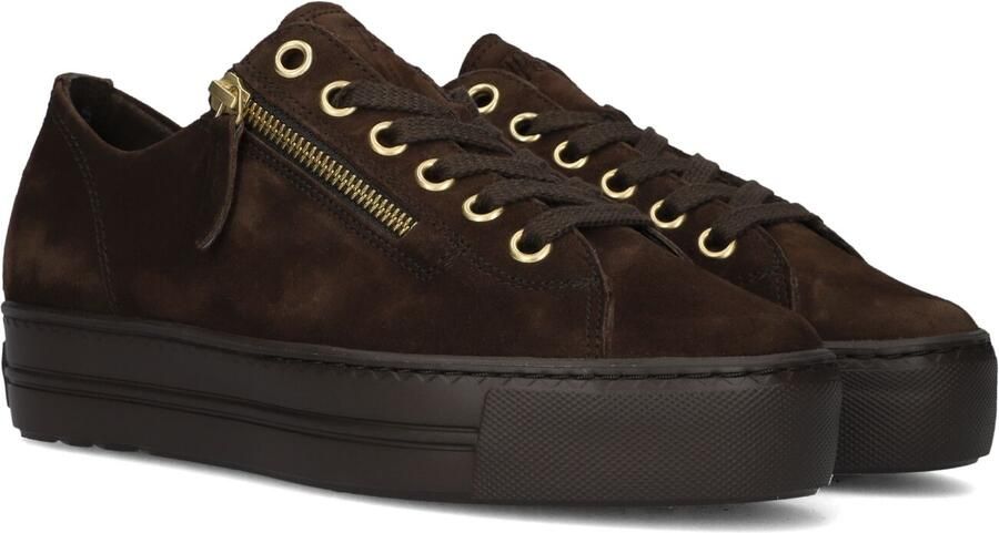 PAUL GREEN Lage Sneakers Dames 5006 Suède Bruin