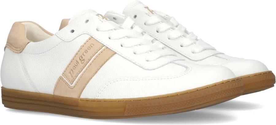 PAUL GREEN Lage Sneakers Dames 5450 Leer Wit