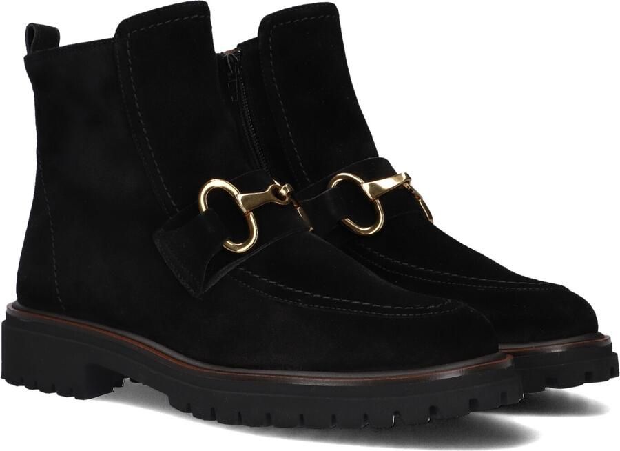 PAUL GREEN Enkelboots Dames 8024 Maat: 41 Materiaal: Suède Kleur: Zwart