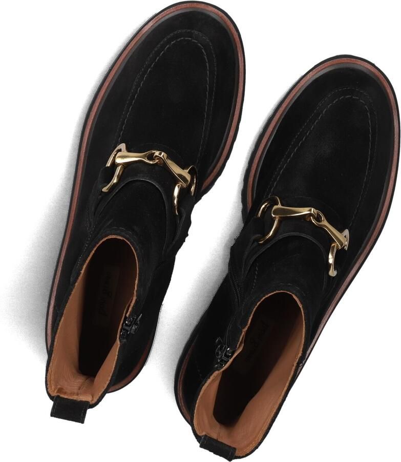 PAUL GREEN Enkelboots Dames 8024 Maat: 40 Materiaal: Suède Kleur: Zwart