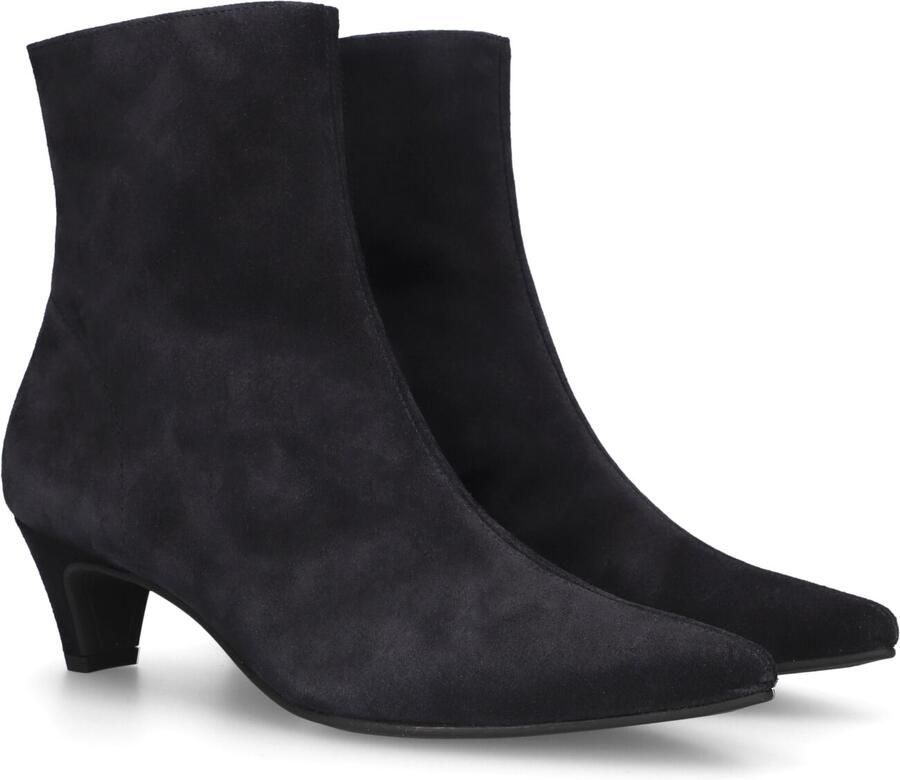 PAUL GREEN Enkellaarsjes Dames 8288 40 5 Suède Zwart