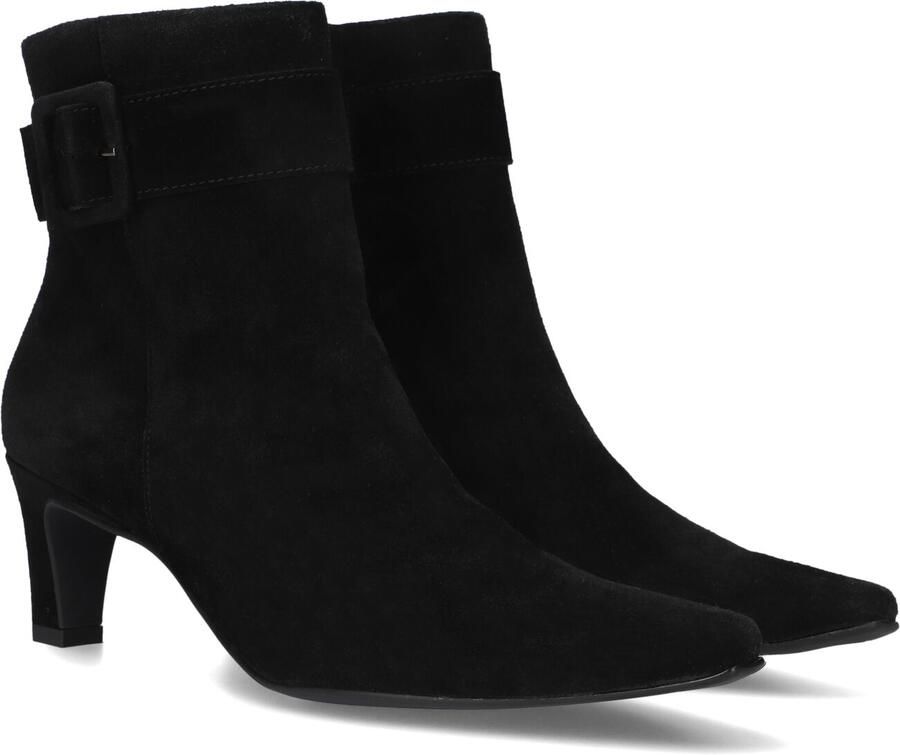 Paul Green 8347 Enkellaarsjes Enkelboots met rits Dames Zwart