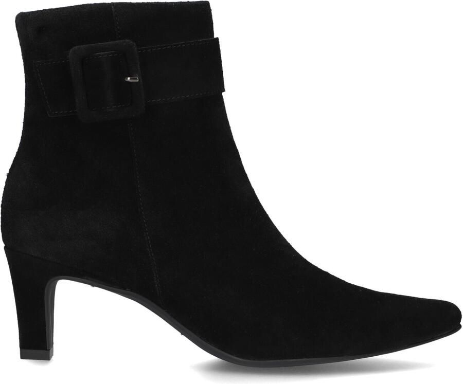 Paul Green 8347 Enkellaarsjes Enkelboots met rits Dames Zwart - Foto 4