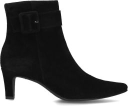 Paul Green 8347 Enkellaarsjes Enkelboots met rits Dames Zwart