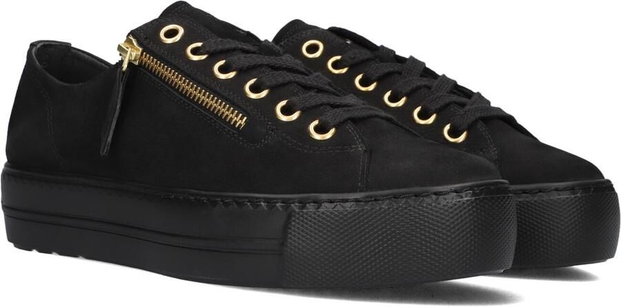PAUL GREEN Lage Sneakers Dames 5006 Suède Zwart