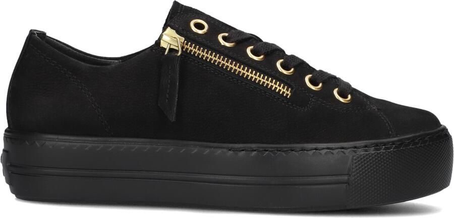 PAUL GREEN Lage Sneakers Dames 5006 Suède Zwart