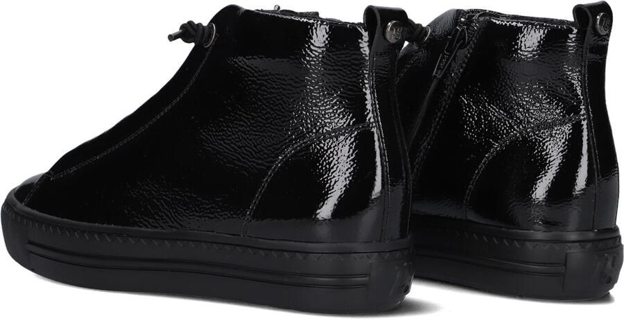 PAUL GREEN Hoge Sneakers Dames 5283 Leer Zwart - Foto 5
