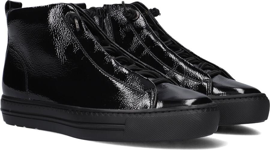 PAUL GREEN Hoge Sneakers Dames 5283 Leer Zwart - Foto 2