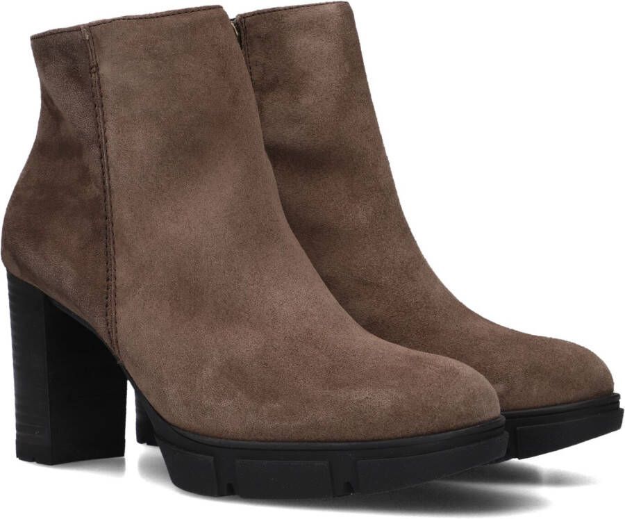 PAUL GREEN Enkelboots Dames 8005 Maat: 38 5 Materiaal: Suède Kleur: Taupe