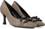 Paul Green 3781 Pumps High Heels Schoenen Hoge Hak Dames Taupe - Thumbnail 1