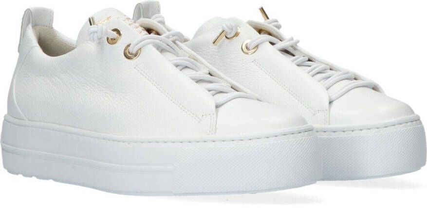 Paul Green 5017 Volwassenen Lage sneakers Kleur: Wit/beige Maat: 38.5 -  Schoenen.nl