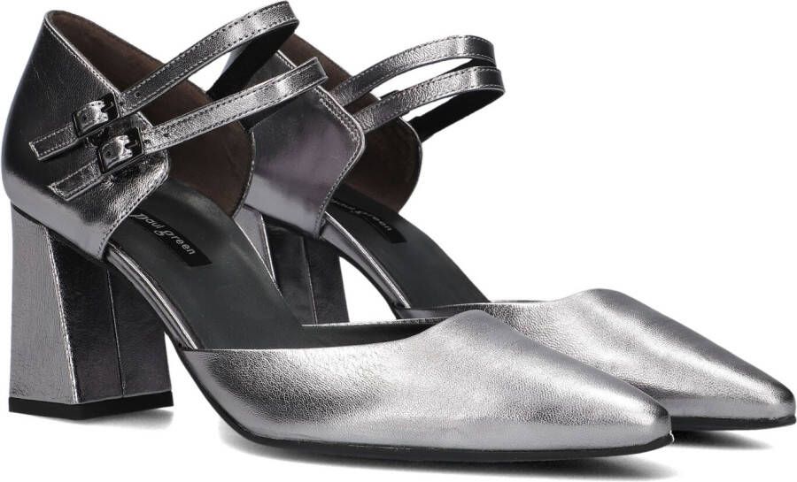 PAUL GREEN Pumps Dames 3837 Maat: 40 5 Materiaal: Leer Kleur: Zilver