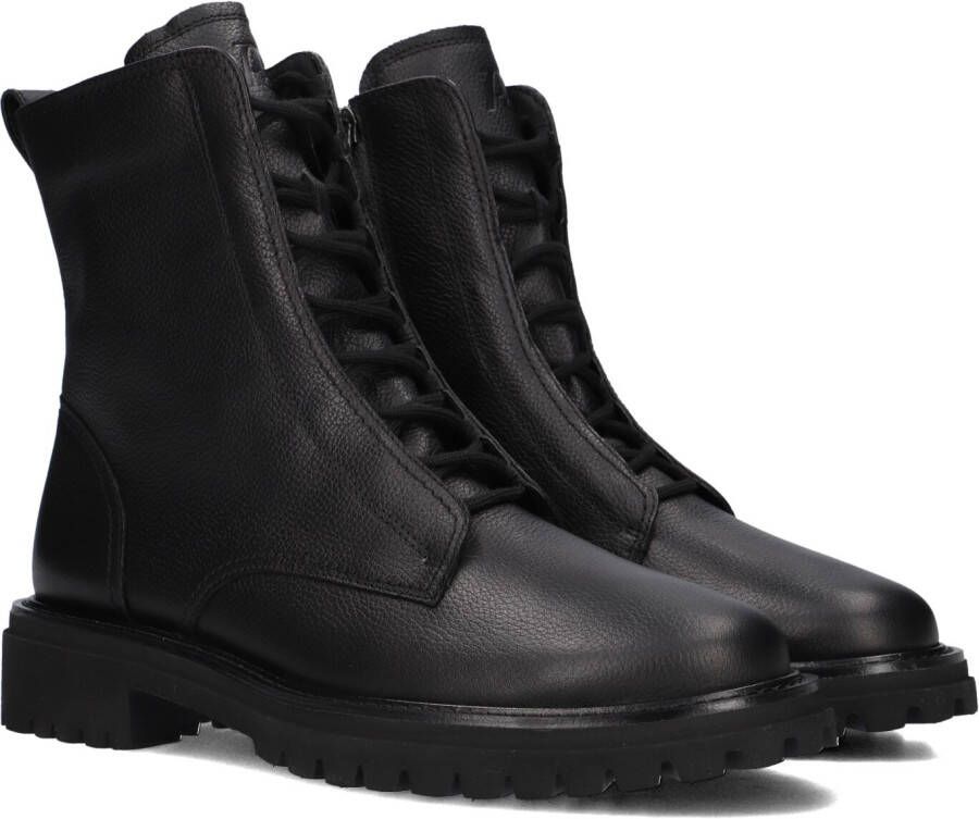 PAUL GREEN Veterboots Dames 8198 Maat: 40 Materiaal: Leer Kleur: Zwart