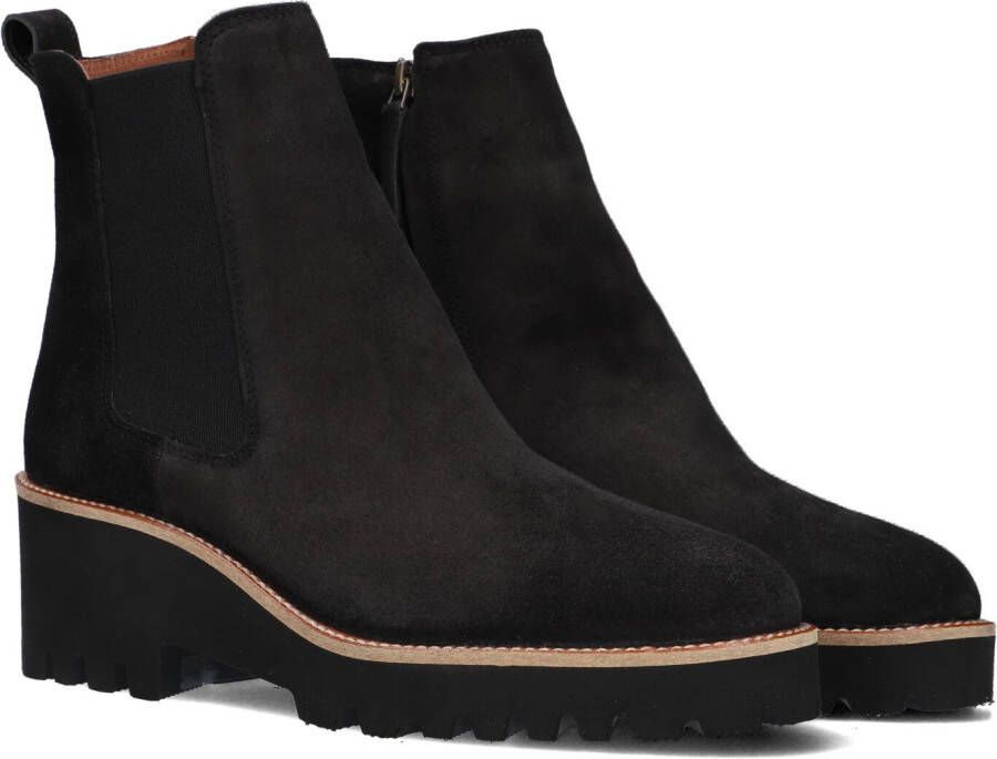 PAUL GREEN Chelsea Boots Dames 8117 Maat: 40 5 Materiaal: Suède Kleur: Zwart