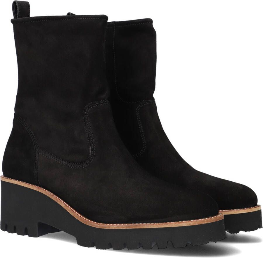 Paul Green 9017 Enkelboots Enkellaarsjes Dames Zwart