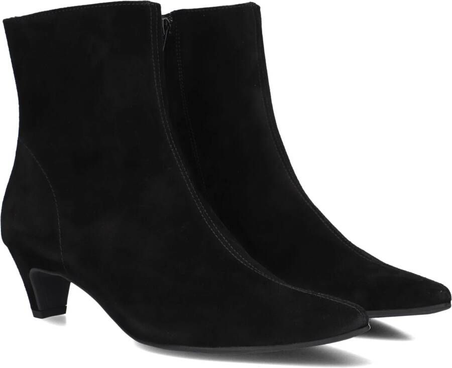 Paul Green 8288 Enkellaarsjes Enkelboots met rits Dames Zwart