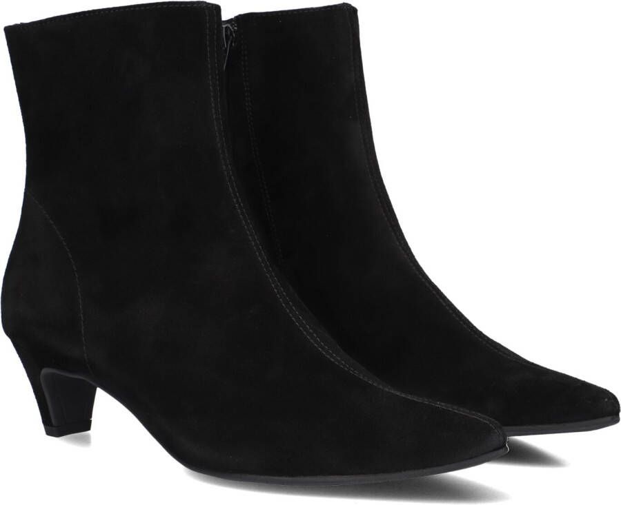 Paul Green 8288 Enkellaarsjes Enkelboots met rits Dames Zwart