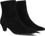 Paul Green 8288 Enkellaarsjes Enkelboots met rits Dames Zwart - Thumbnail 1
