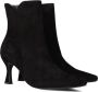 Paul Green 9101 Enkellaarsjes Enkelboots met rits Dames Zwart - Thumbnail 1